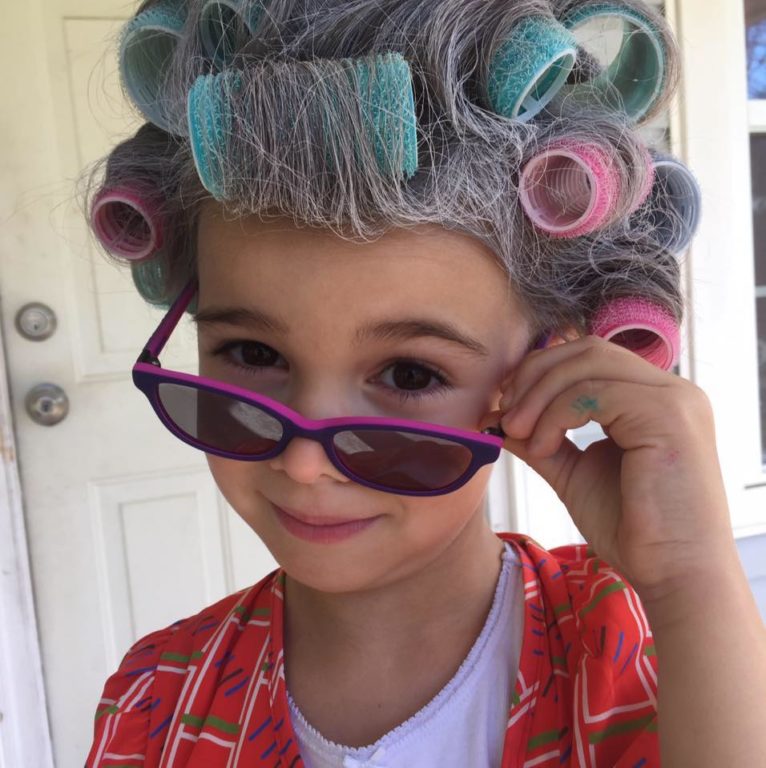 Old Lady Costume for the 100th day of School