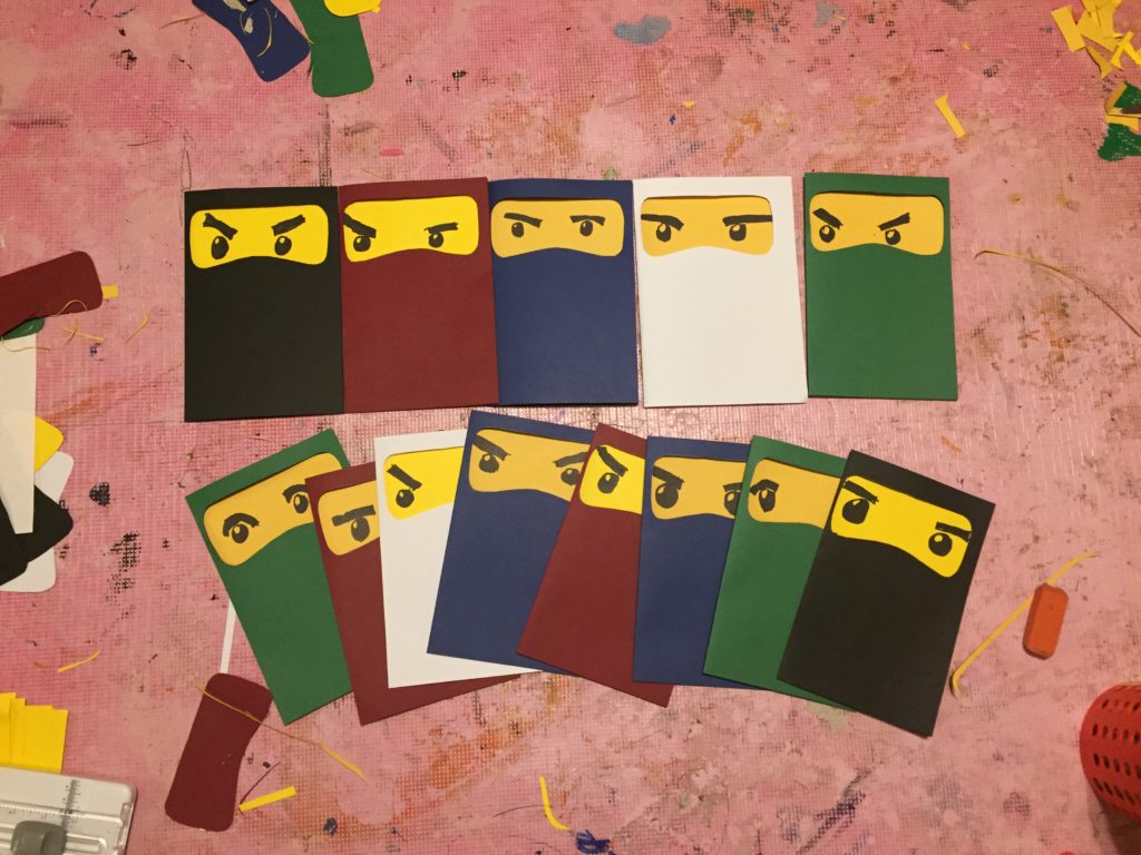 Ninjago Birthday Invitations