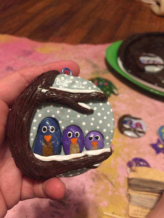 Christmas Owl Ornaments