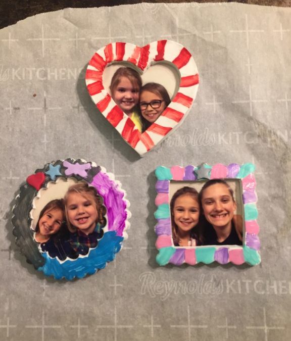 Picture Frame Clay Ornament