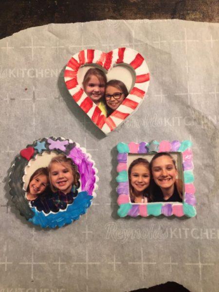 Picture Frame Clay Ornament