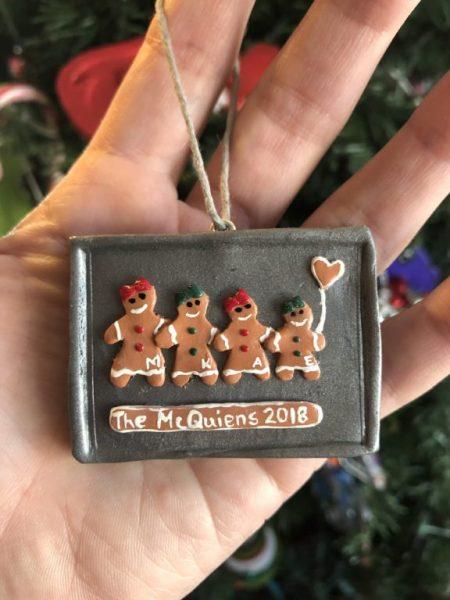 Gingerbread Family Ornament