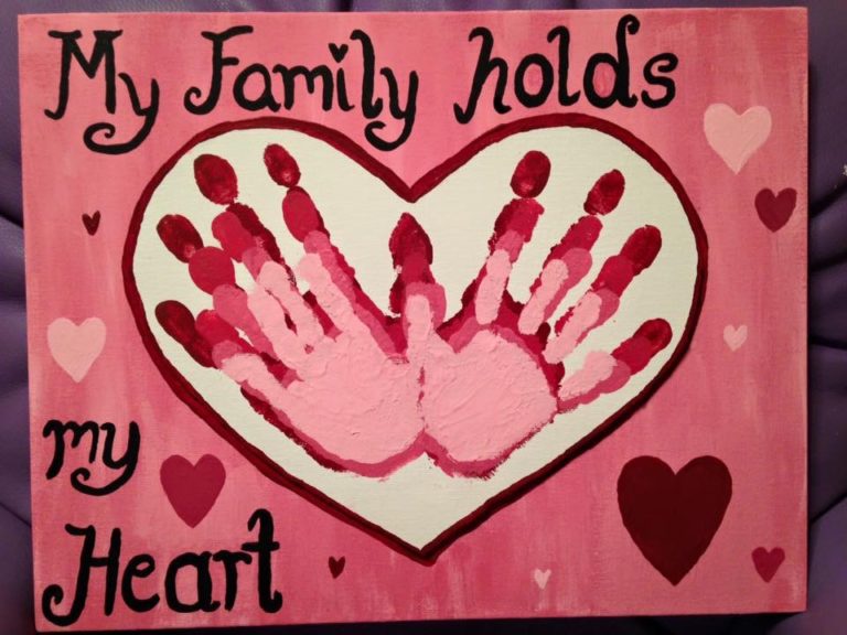 Valentines Handprint Art | Crafting with Kids